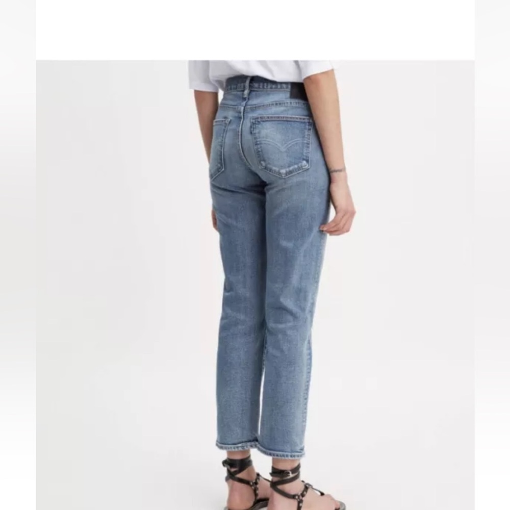 Levi’s Made & Crafted Pin Dot Patchwork Boyfriend… - image 2